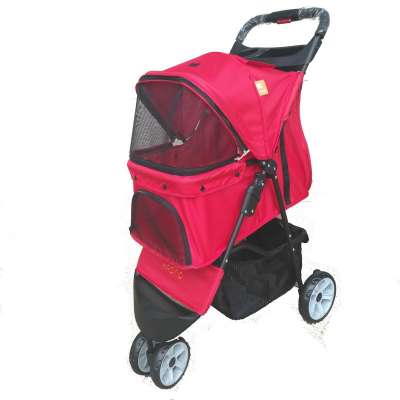 High quality Pet Stroller for Dogs and Cats  Lightweight Compact and Portable with Durable Wheels