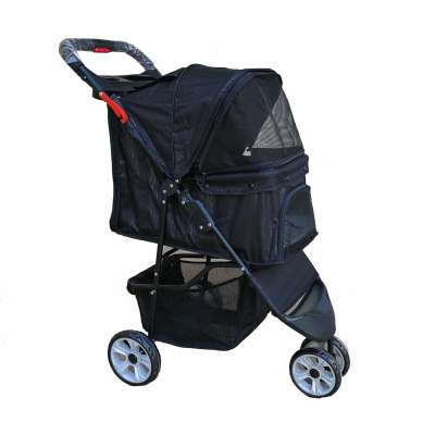 Pet travel stroller Deluxe 3-Wheel Pet Strollers for Small and Medium Cats, Dogs, Puppy