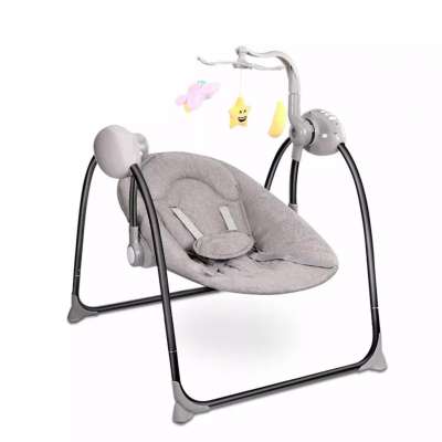 Smart Electric Baby Cradle Crib Rocking Chair Baby Bouncer Newborn Calm Chair Bluetooth with Belt Remote Control 4.5