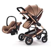 Wholesale Cheap price baby car seat carriage 3 in 1 multi-functional baby stroller with Baby carrycot