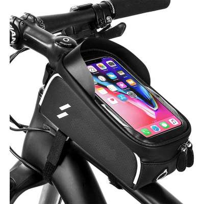 6.5in Bicycle Phone Bags Waterproof MTB Road Bike Top Tube Handlebar Bag Mobile Phone Holder Case Pannier For Cycling